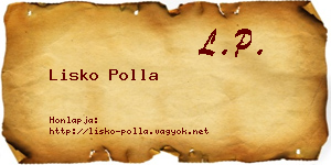 Lisko Polla névjegykártya